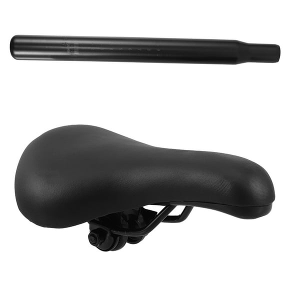 IDEANATEGRATE 1Set Kids Bike Seat Cushion Padded Bicycle Seat Cover Black for Balance Bikes Comfortable Riding