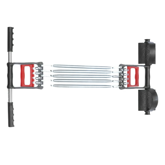 IDEANATEGRATE 1Set Muscle Strengthening Pull Handle Grip Spring Steel 70x30In For Office Exercise