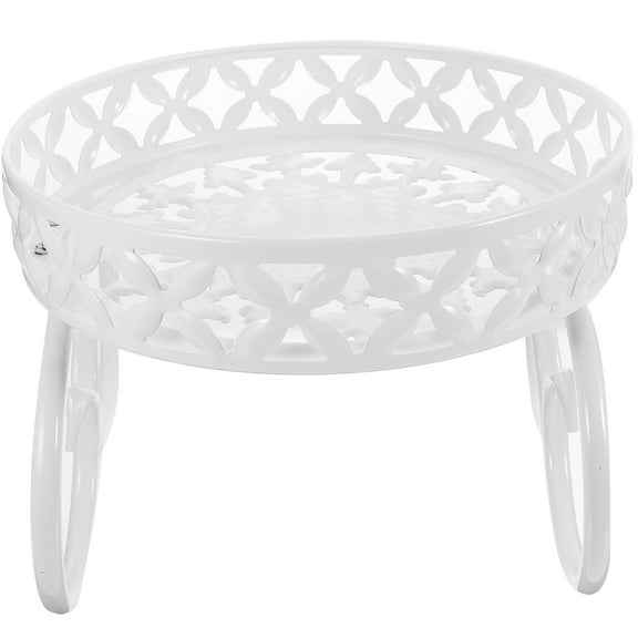 IDEANATEGRATE 1Set Planter Stand Outdoor with Pattern 9.82X9.82X6.29in