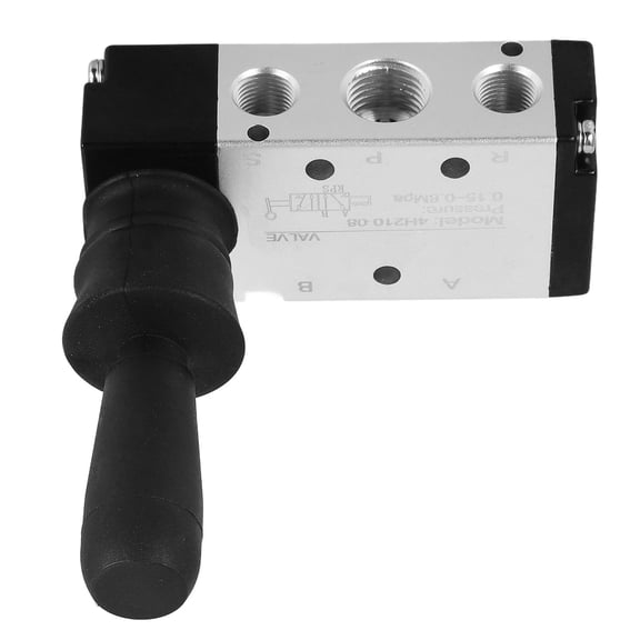 IDEANATEGRATE 1Set Pneumatic Manual Lever Valve Certified for Industrial Applications 3.54X2.95X1.38in