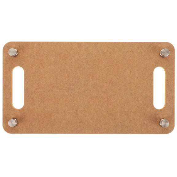 IDEANATEGRATE 1Set Pottery Tools Rectangular Khaki Wood for Shaping Clay and Rolling Clay Coils