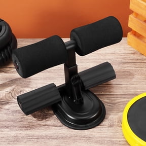 IDEANATEGRATE Sturdy Adjustable Sit Up Helper Black for Versatile Ab and Situp Exercises