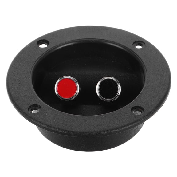 IDEANATEGRATE 1Set Speaker Accessories Terminal for Car Entertainment with Metal and Plastic Enhanced Bass Spring Loaded