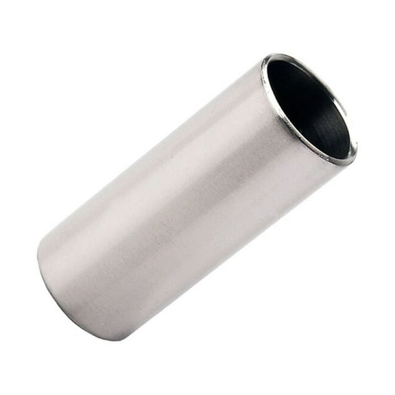 IDEANATEGRATE 1Set Stainless Steel Guitar Slide Cylindrical Finger Slider for Guitarists Acoustic Electric Playing