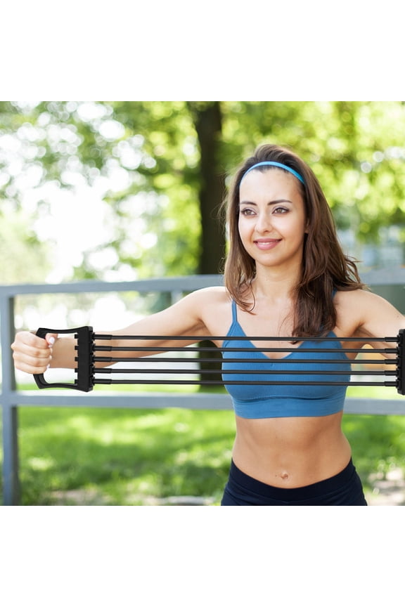 1Set TPR Adjustable Chest Expander for Arm and Chest Exerciser Home and Gym Use for Men and Women