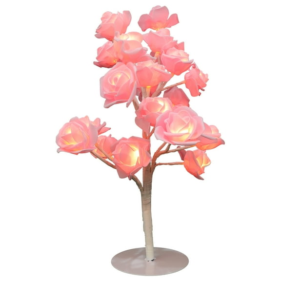 IDEANATEGRATE 1Set USB Powered Rose Flower Tree Lamp with 2000LM Luminous Flux for Bedroom Parties 13In