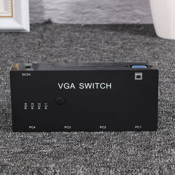 IDEANATEGRATE 1Set Vga Video Box Metal Plastic For Lcd And Vga Devices In Offices