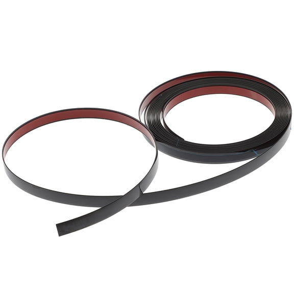 IDEANATEGRATE 1Set Waterproof Sealing Tape Black PVC Caulk Tape for Wall Corner and Ceiling 197x0.4in