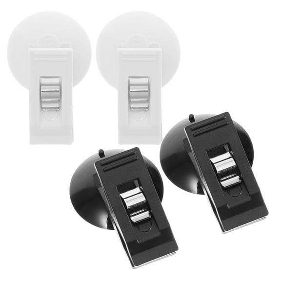 IDEANATEGRATE 2 Pairs Suction Cups for Car Tag and Parking Permit Holder for Windshield