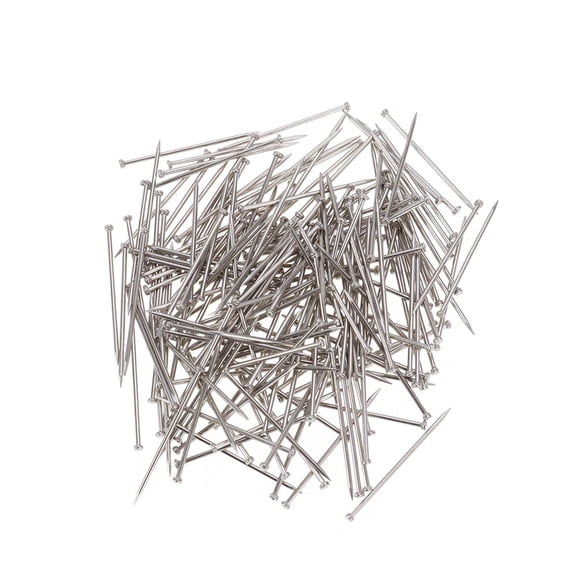 IDEANATEGRATE 2000 Pieces Fine Satin Straight Pins for Sewing and Craft Tools Silver High Temperature Resistance