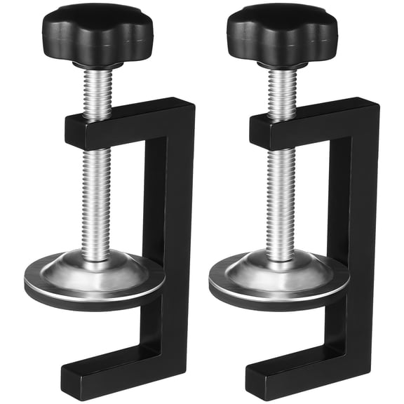 IDEANATEGRATE 2Pcs Cabinet Door Auxiliary Clamp G Shape for Carpentry Tools 4.3x1.6x1.2in