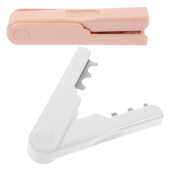 IDEANATEGRATE 2Pcs Cream Peach Abs Iron Rose Dethorner Tool for Garden Use