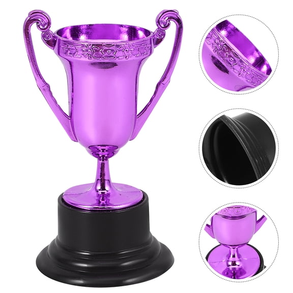 IDEANATEGRATE 2Pcs Elegant Design Small Trophy Cup for Sports Events and Birthday Parties Decor
