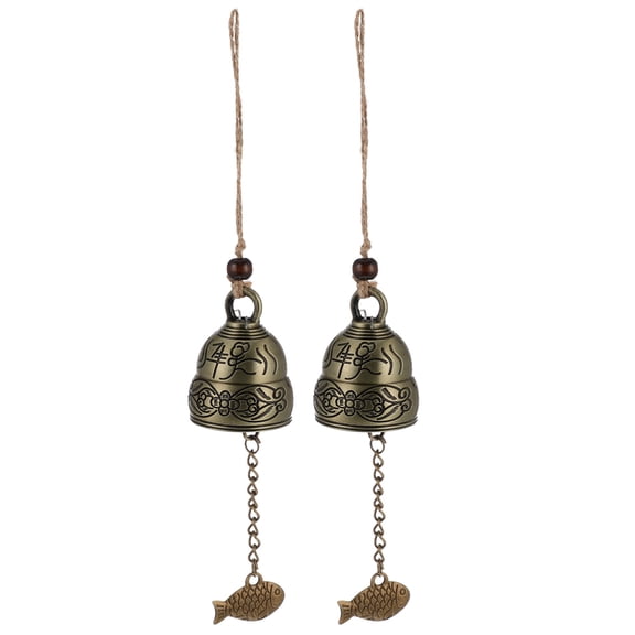 IDEANATEGRATE 2Pcs Hanging Wind Bell for Door Window 9.04x1.57x1.57 In