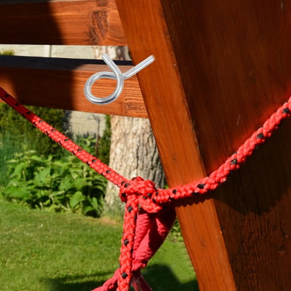 IDEANATEGRATE 2Pcs Long Hooks for Hanging Heavy Duty Stainless Steel for Indoor and Outdoor Use