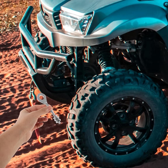 IDEANATEGRATE 2Pcs Metal Chain Tensioner for ATV Maintenance 1.97X1.18X0.59in