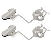 IDEANATEGRATE 2-Pack Music Stand Clips, Spring Loaded Iron Sheet Music Page Holders for Piano Books, Practice Use