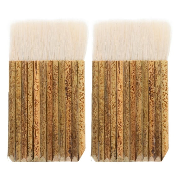 IDEANATEGRATE 2Pcs Paintbrush for Calligraphy Sketching 14.50X7.80X0.70cm