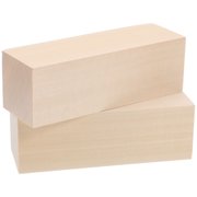 IDEANATEGRATE 2Pcs Wood Carving Kit For Carvers Unfinished Pine Wood