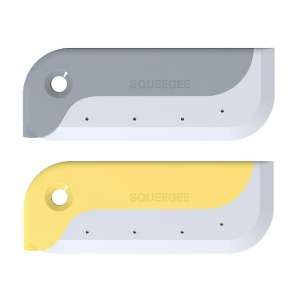 IDEANATEGRATE 2Set Mini Squeegee for Car Maintenance Removal Glass Window Tools