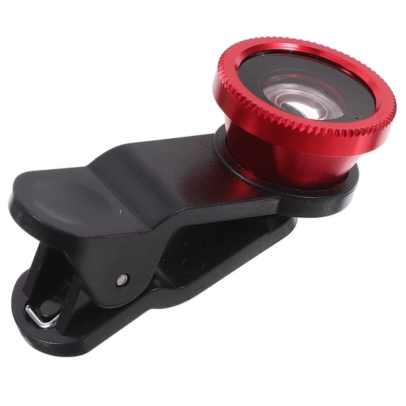 IDEANATEGRATE 2Sets Black Phone Lens for Smartphone with Macro and Fisheye Lens for Travel