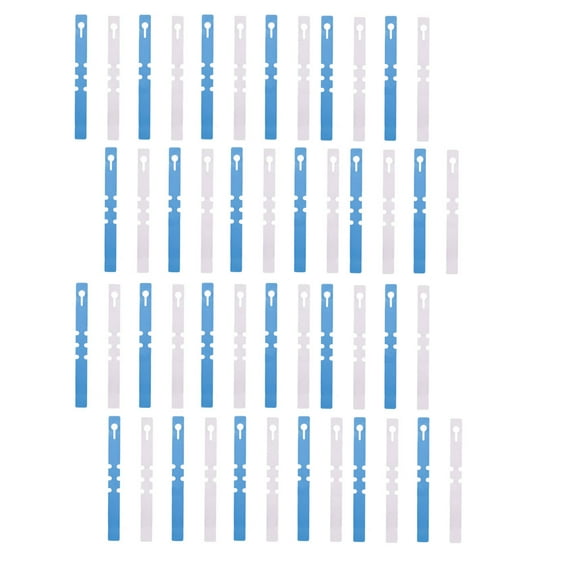 IDEANATEGRATE 400Pcs Nursery Garden Labels Rectangular Shape Color Waterproof Writing Surface Gardening