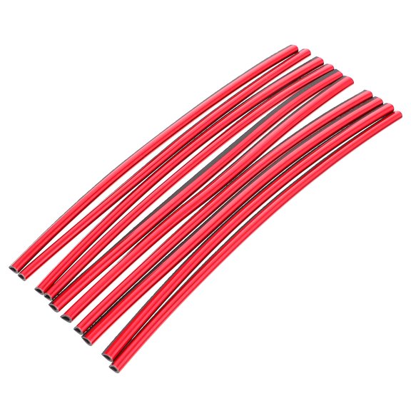 IDEANATEGRATE 40Pcs Red Decorative Outlet Strips for Car Air-Conditioning Simple Design