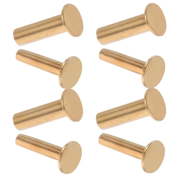 IDEANATEGRATE 4Pairs Rivets for Kitchen Knife Handle Fixing Stainless Steel 1.50X0.70X0.70in
