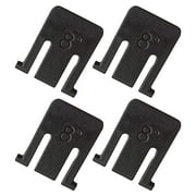 IDEANATEGRATE 4Pcs Black ABS Keyboard Lifting Leg with Universal Design for Computer Users and Anti-Slip Function