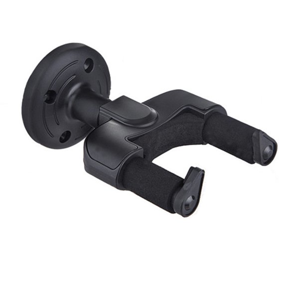 IDEANATEGRATE 4Pcs Guitar Wall Hanging Brackets with Auto Locking Grip and Specially Formulated Rubber