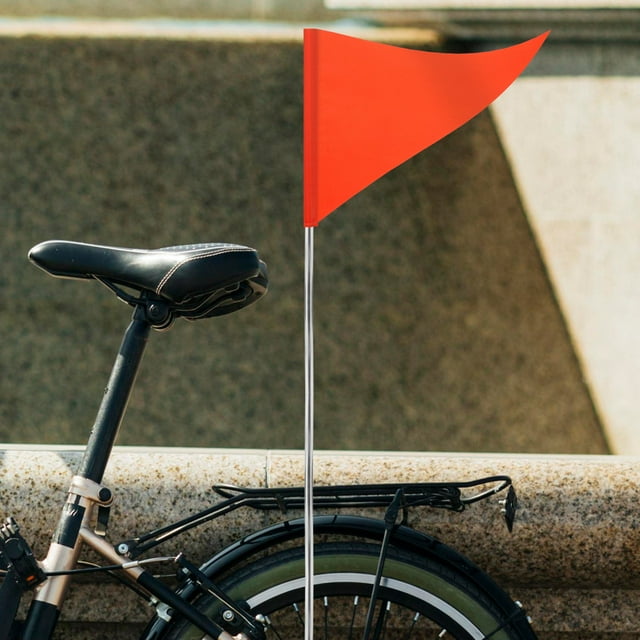 IDEANATEGRATE 4Pcs Reflective Red Safety Flags for Trailer Enhanced Safety