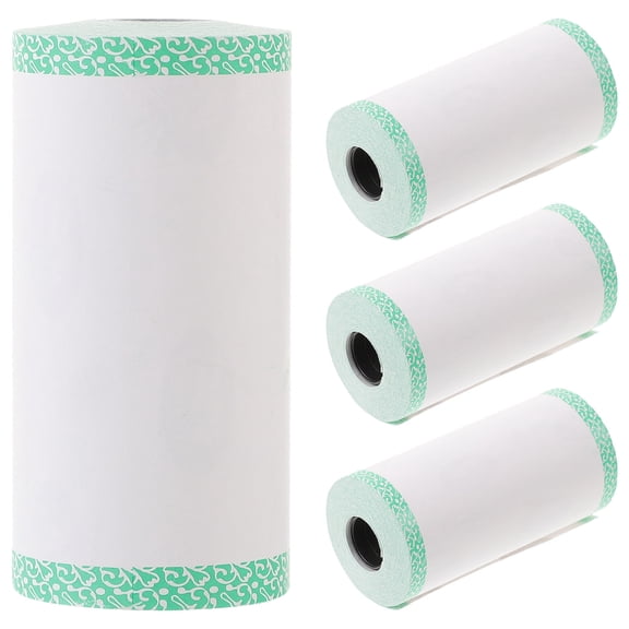 IDEANATEGRATE Thermal Paper Roll Green Multipurpose Thermal Printing Paper for Daily Use Smooth Surface