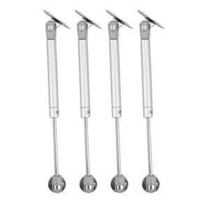 IDEANATEGRATE 4Set Rubber Cupboard Hinges with Gas Pressure Rod for 10.53X1.14X1.14in