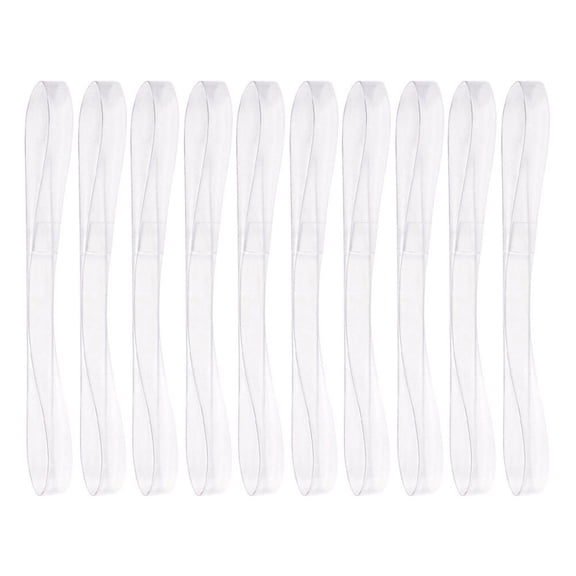 IDEANATEGRATE 5 Pairs Tpu Transparent Shoelaces for High Heels Anti Loosening Design