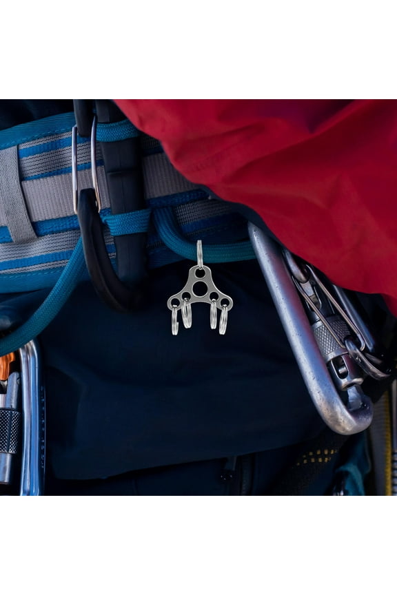 5Pack Micro Carabiner S Clip Keychain Pocket Clip Lightweight Portable Design