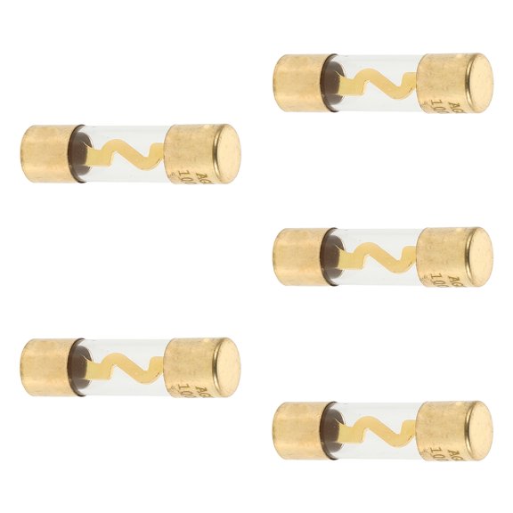 IDEANATEGRATE 5Pcs Transparent Car Audio Fuse Block for Automotive Applications