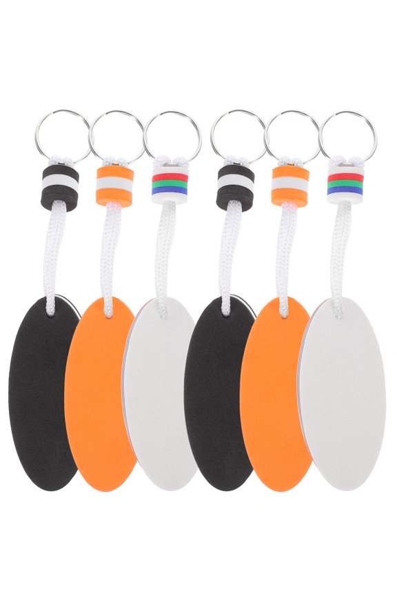 6Pcs Floating Key Chain Pendant for Bathroom Business Use