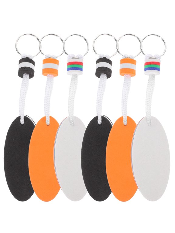 Floating Keychains Water Activity Aluminum Alloy 6pcs