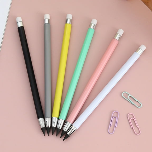 IDEANATEGRATE 6Pcs Office Pencils for Professionals Everyday Use and Drafting Cylindrical