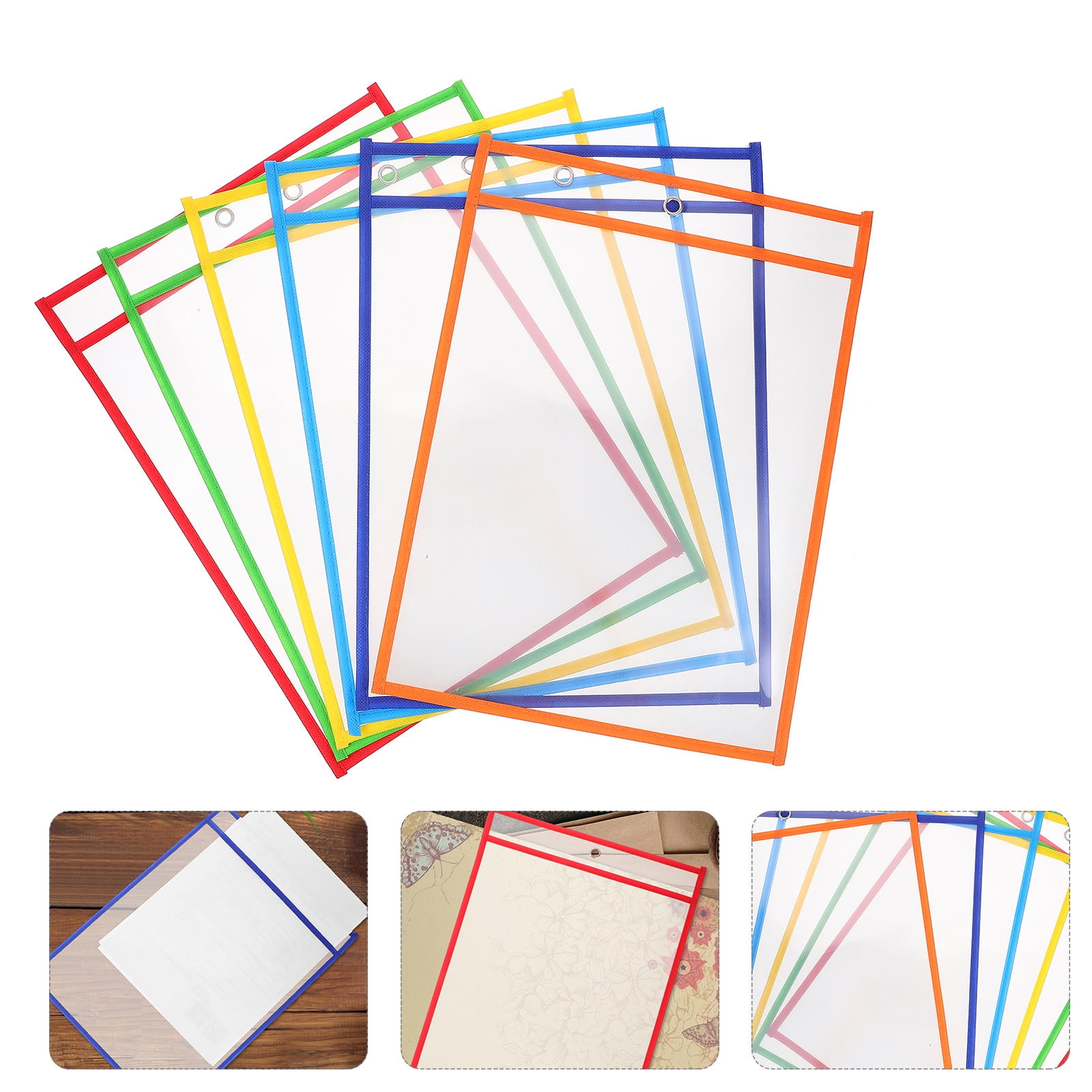 Color Sleeve Filing IDEANATEGRATE Simple Design File Sleeves Assorted Color For Document ...