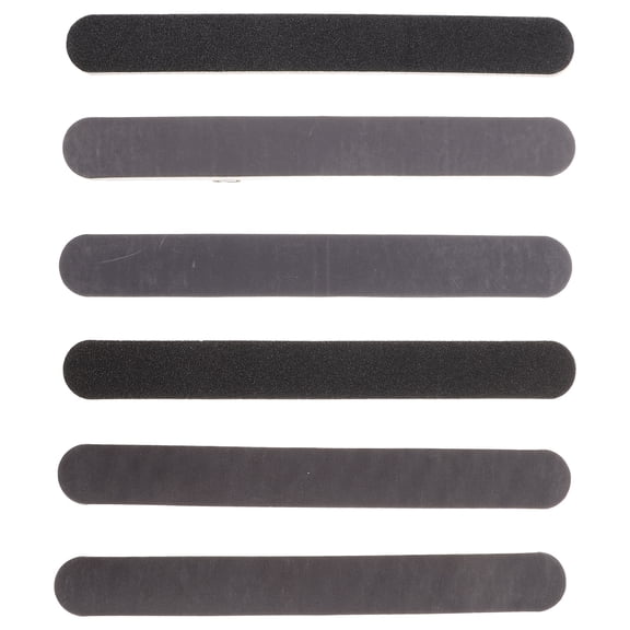 IDEANATEGRATE 6Pcs Sanding Rods for Toy Models Fine Finishing Black Lightweight