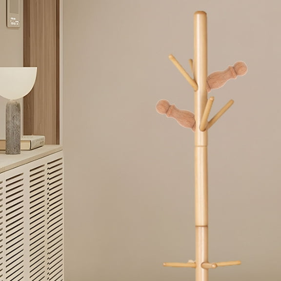 IDEANATEGRATE 6Pcs Wall Mount Hat Rack for Entryway Hallway and Office Use by Homeowners