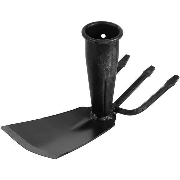 IDEANATEGRATE 8.06X4.24X2.95In Carbon Steel Hoe And Rake Hand Cultivator For Outdoor Gardening Lawn And Garden Equipment
