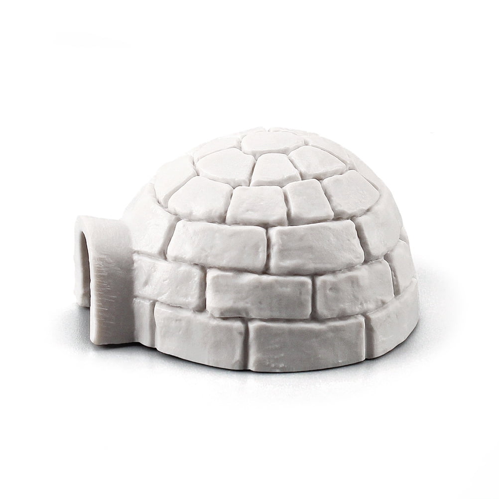 IDEANATEGRATE 8Pcs Small Ice House Craft Ice House Model Resin Store ...