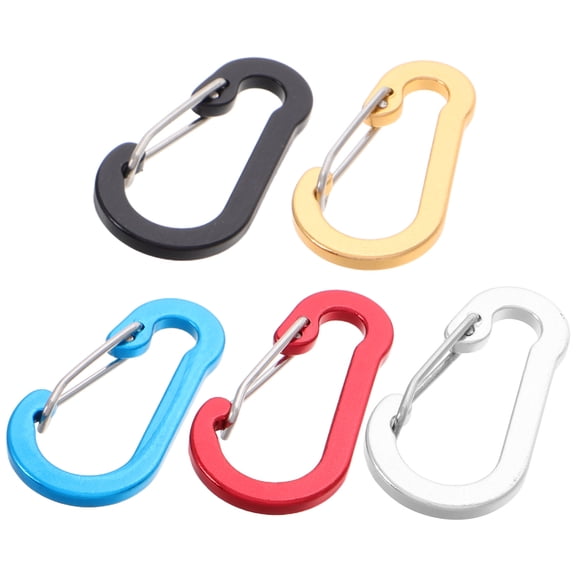 IDEANATEGRATE Aluminum Alloy Mini Carabiner Clips 20Pcs for Mountaineering and Key Attachment