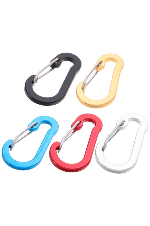 Aluminum Alloy Mini Carabiner Clips 20Pcs for Mountaineering and Key Attachment
