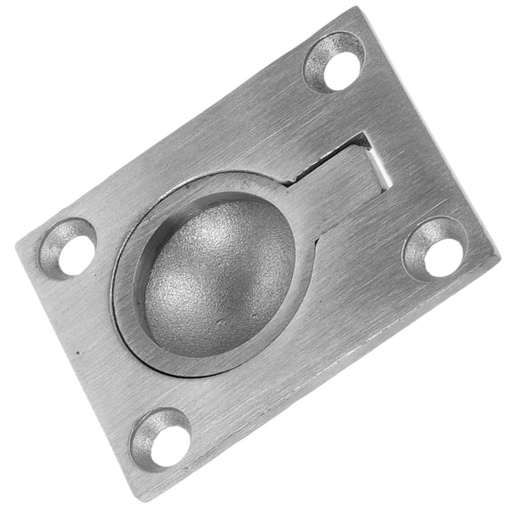 IDEANATEGRATE Automotive Application 1Pack Flush Mount Pull Ring for Cabin Doors 2.0In Silver