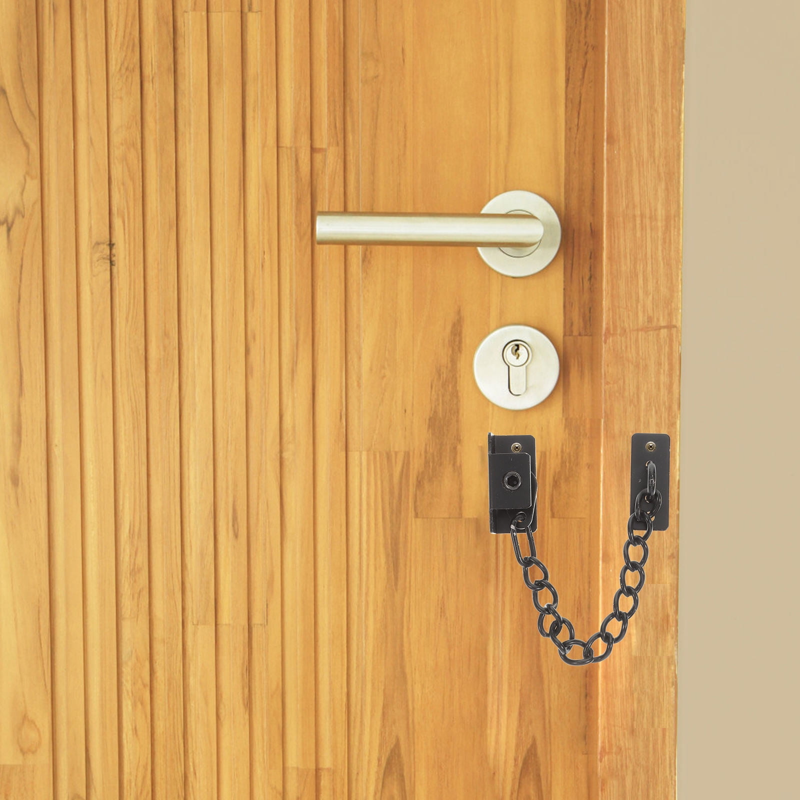 Window Graters IDEANATEGRATE Stainless Steel Window Safety Chain Lock for Door Black ...