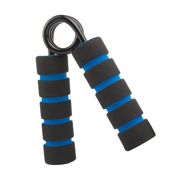 IDEANATEGRATE Blue Aluminum Hand Exerciser with Cover for Hand and Wrist Strength Training Fits All Hand Sizes Up to 100LB Resistance