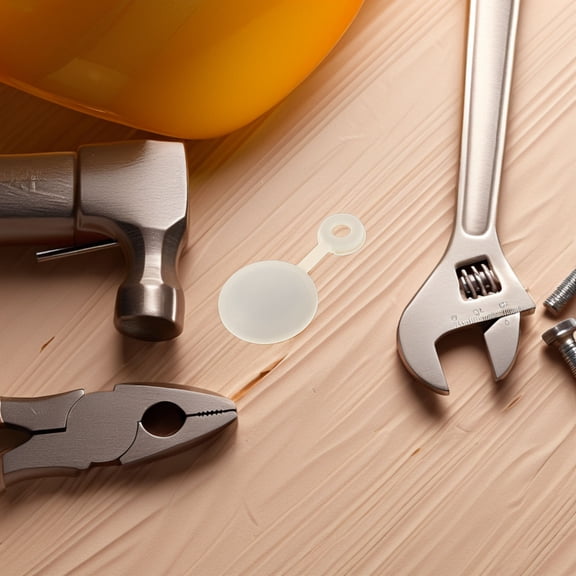 IDEANATEGRATE Business Vehicle Interior 10Pcs Plastic Hinged Screw Caps for Renovation Projects